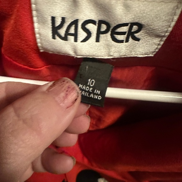Kasper‎ Women's Bold Red Blazer - Picture 2 of 4